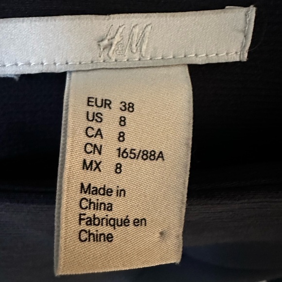 H&M Old Navy Off the Shoulder Navy Dress 8‎ - Picture 3 of 4